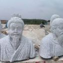 莆田 白麻花岗岩石材人物立体雕刻