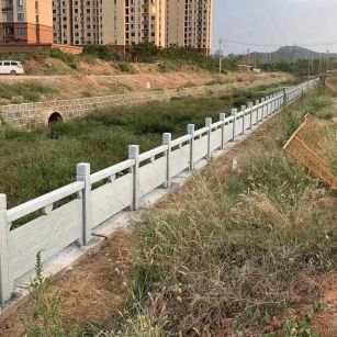 莆田 白麻河道栏杆效果展示图