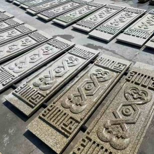 莆田 黄金麻花岗岩外墙雕刻板