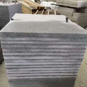 莆田 芝麻白5公分火烧地铺成品，900*400，规格可定制