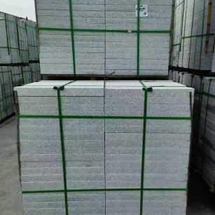莆田 芝麻白火烧，园林广场市政工程地铺石，1.8~5.0厚均有现货