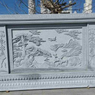 莆田 芝麻白大型照壁，屏风，影壁
