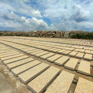 莆田 黄金麻荔枝面花岗岩石材地铺石防护中