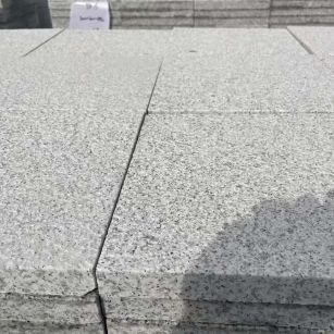 莆田 白麻花岗岩石材推荐 荔枝面地铺石