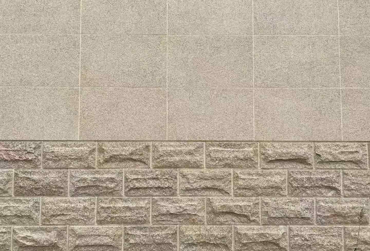 莆田 黄金麻自然面蘑菇石配荔枝面干挂