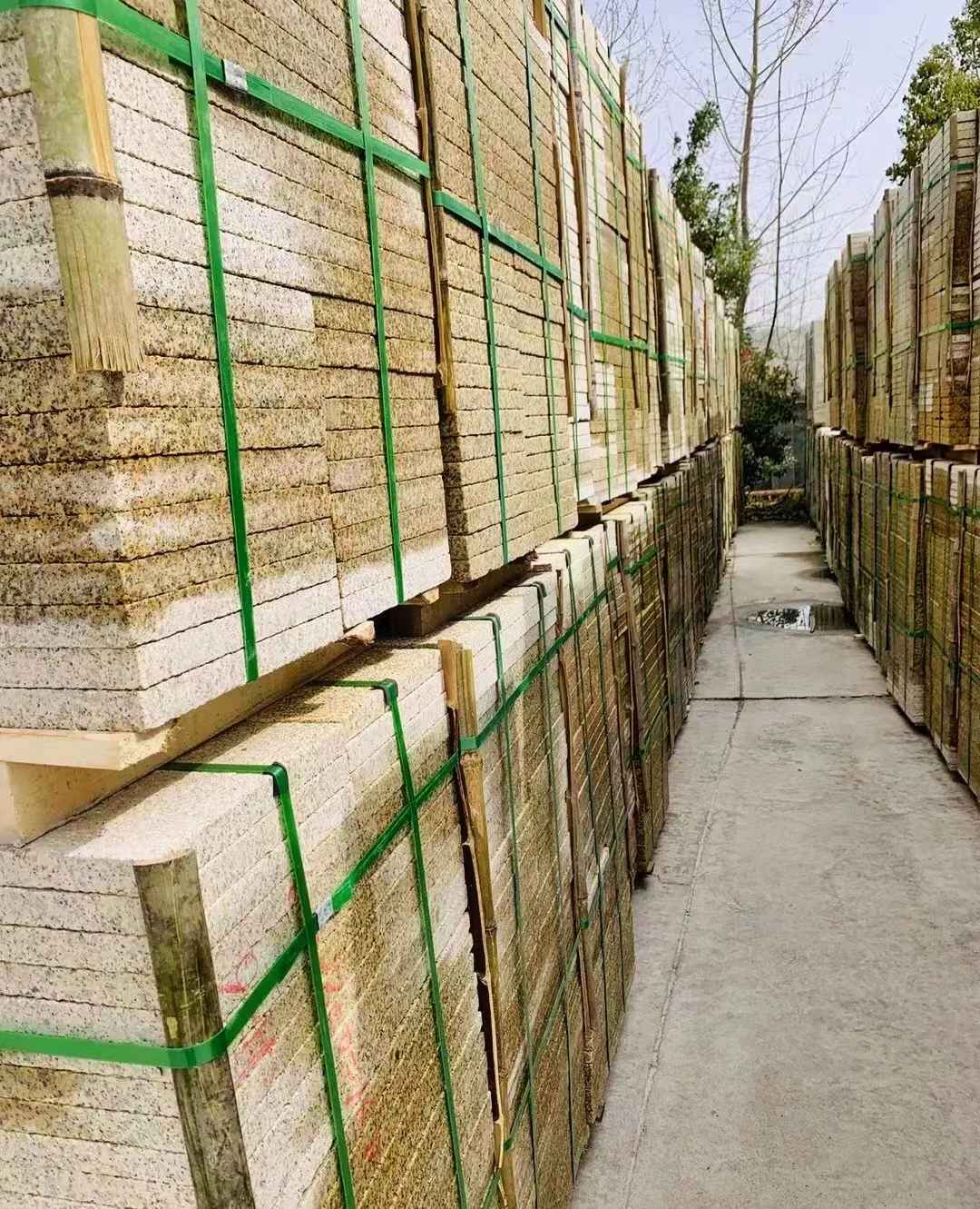 莆田 黄金麻花岗岩荔枝面地铺石