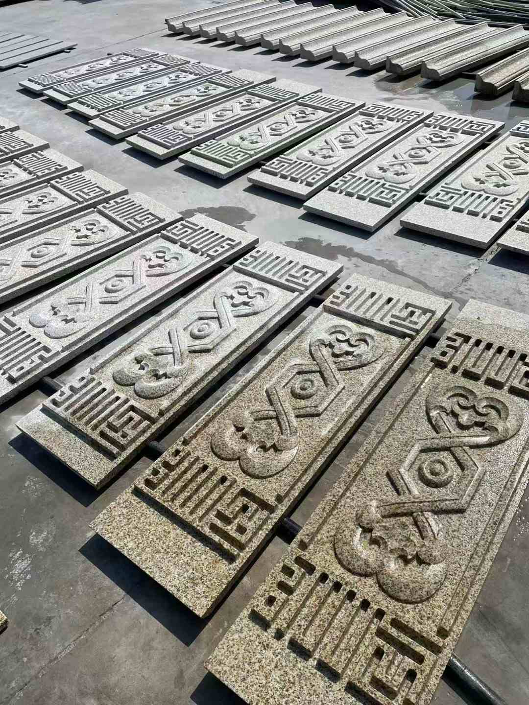 莆田 黄金麻花岗岩外墙雕刻板