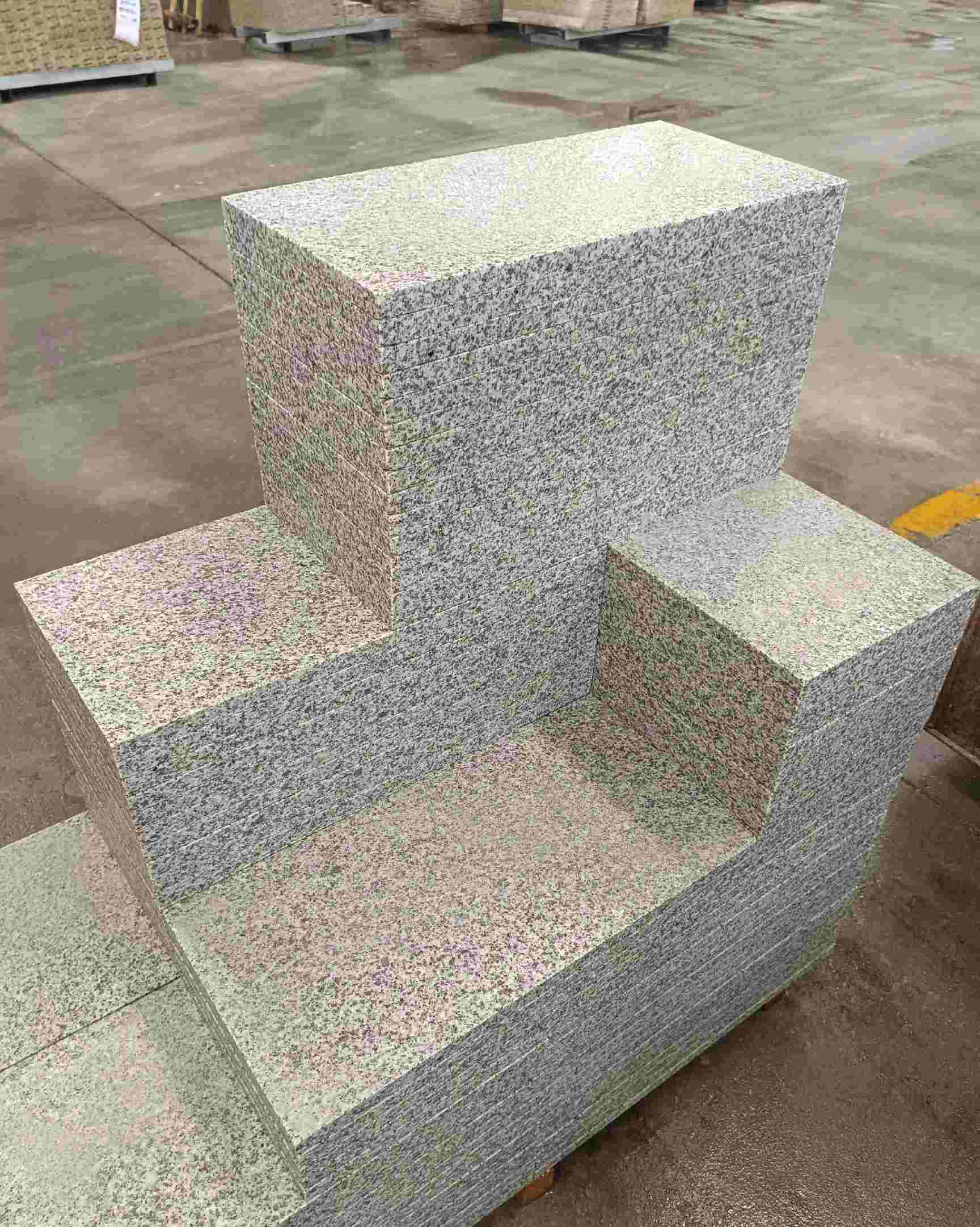 莆田 白麻花岗岩荔枝面地铺石