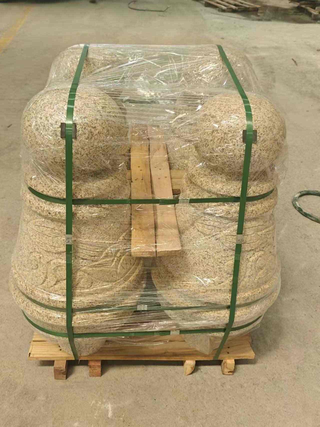 莆田 黄金麻异形定制雕花——棒棒糖挡车柱