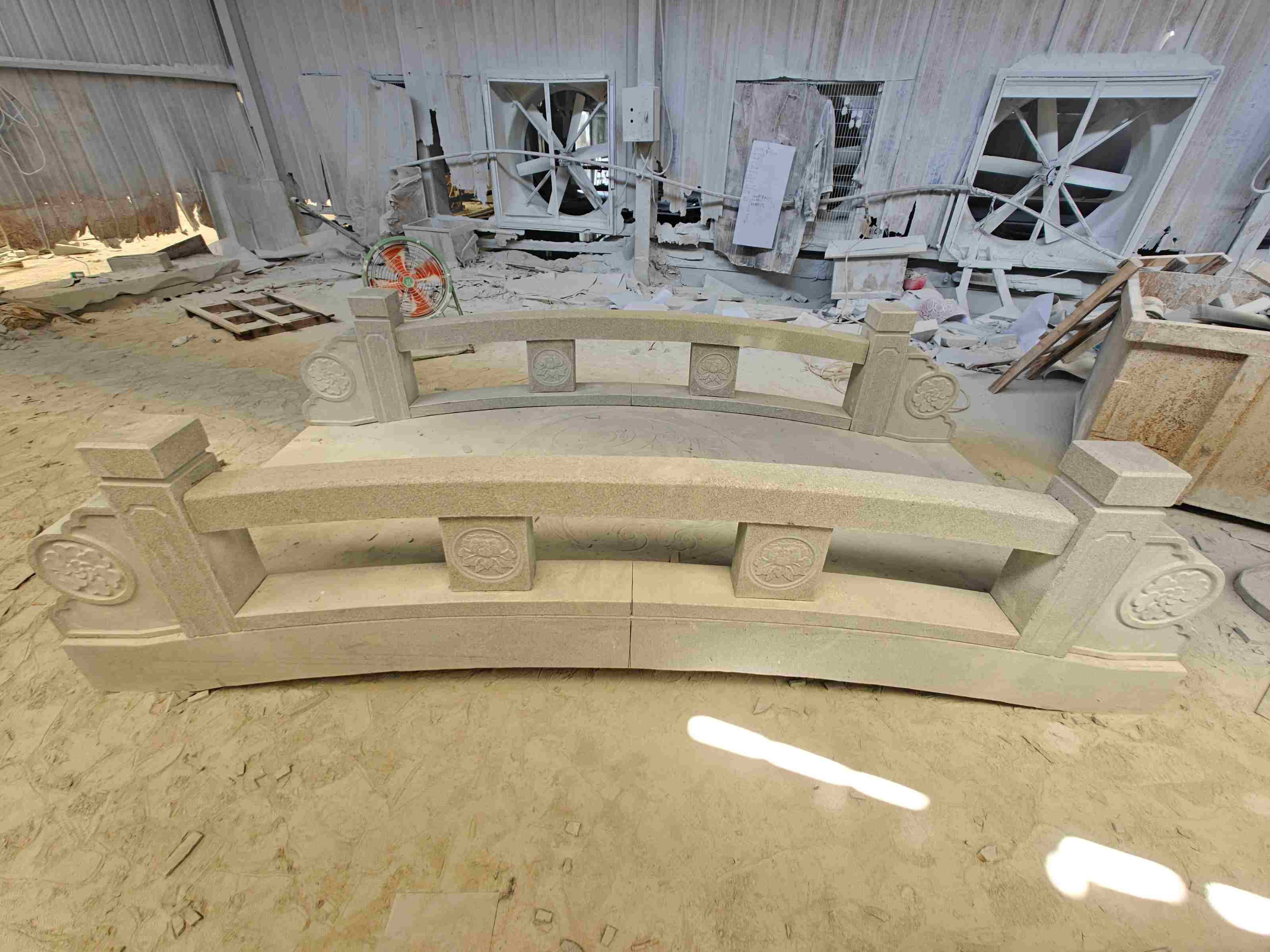 莆田 芝麻灰花岗岩异形加工-拱桥，石桥