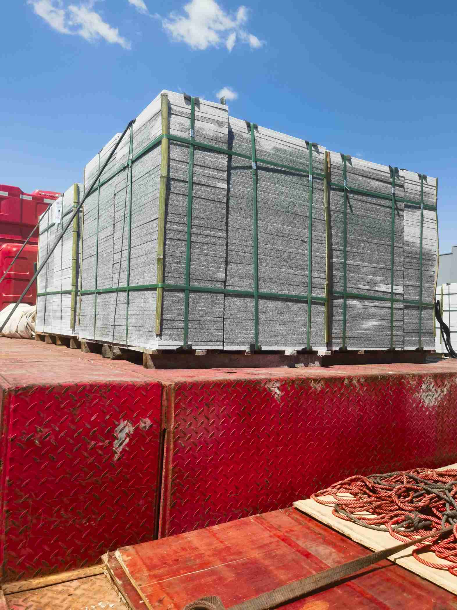 莆田 芝麻白火烧规格板地铺石300*600/600*600