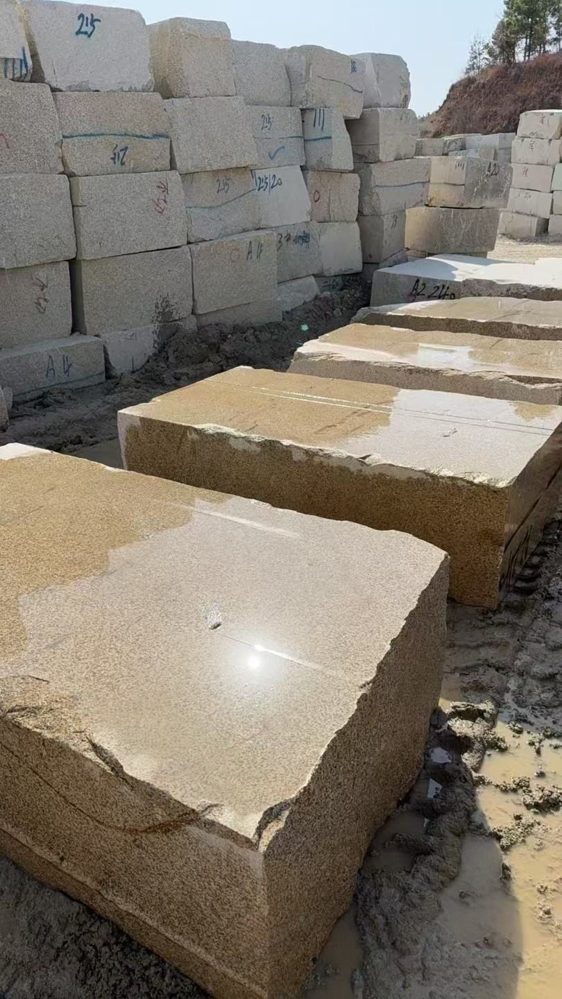 莆田 黄金麻方料堆场洗料分选中，原材料充足