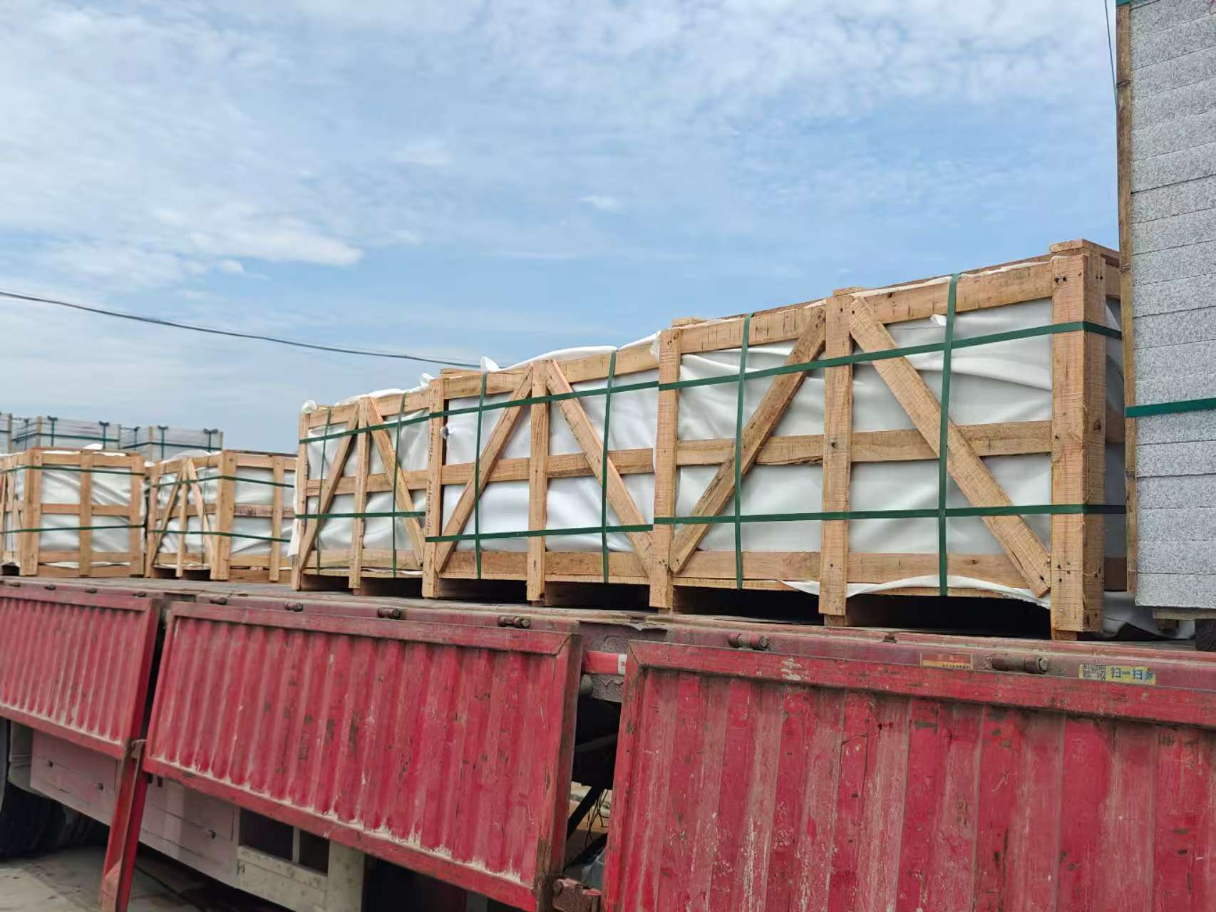 莆田 芝麻白花岗岩地铺石出口专车-泰国游