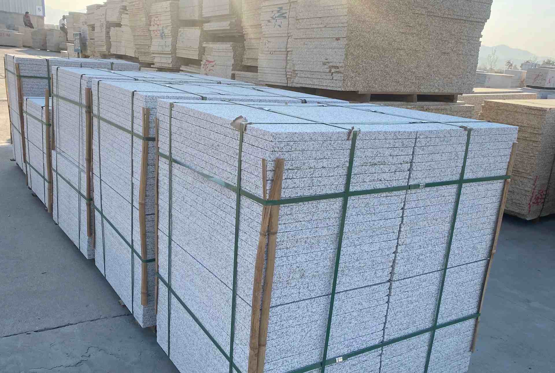 莆田 白麻花岗岩荔枝面地铺石